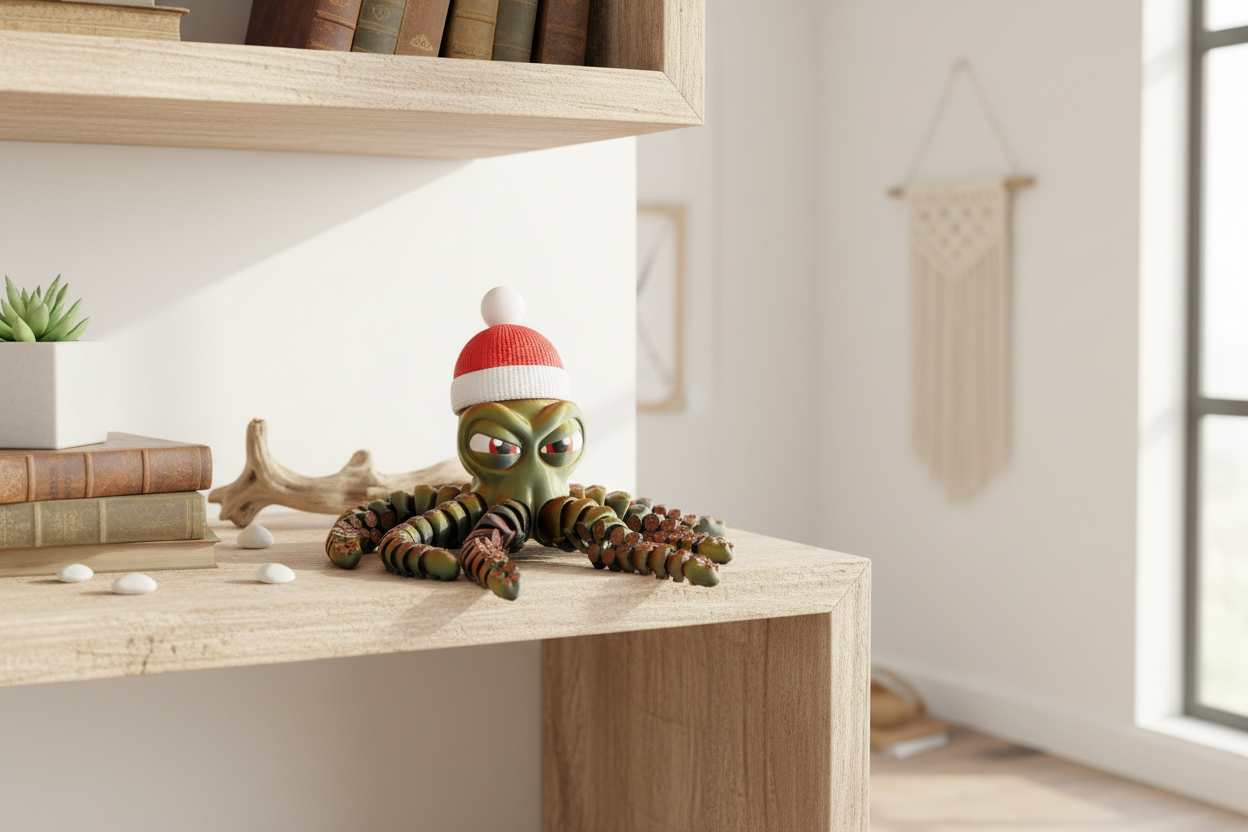 Angry octopus 3D print lifestyle image